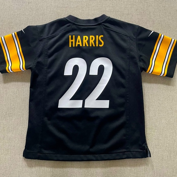 Youth Large (7) Nike NFL Football Jersey - Pittsburgh STEELERS - #22 Harris - Picture 2 of 3
